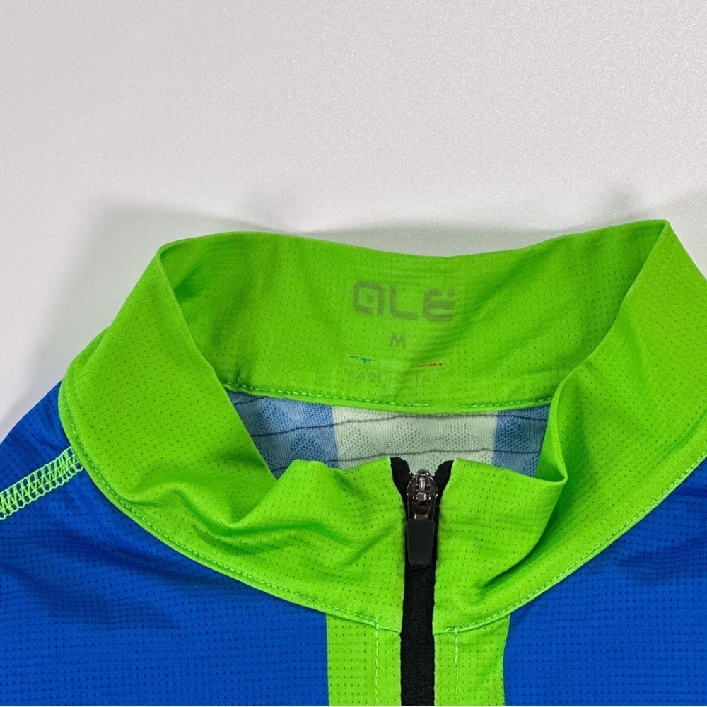 Alé Men’s PRR 2.0 Race Fit Cycling Jersey Medium Blue Green - Picture 3 of 7
